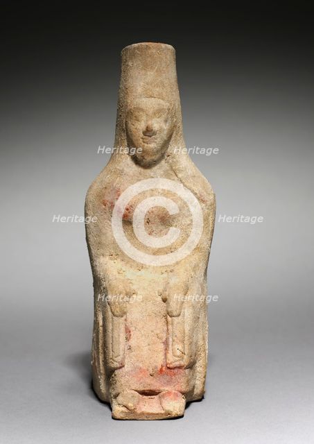 Seated Goddess, 500s BC. Creator: Unknown.