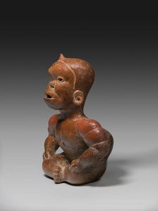 Seated Hunchbacked Dwarf, A.D. 300/400. Creator: Unknown