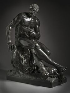 Seated Hercules, c.1795. Creator: Guillaume Boichot