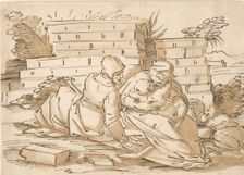 Seated Holy Family, 1501/1600. Creator: Unknown