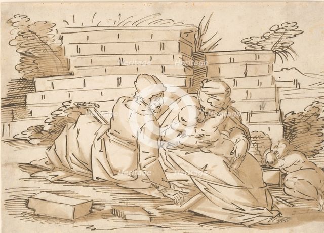 Seated Holy Family, 1501/1600. Creator: Unknown.