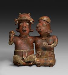 Seated Joined Couple, 200 B.C./A.D. 300. Creator: Unknown