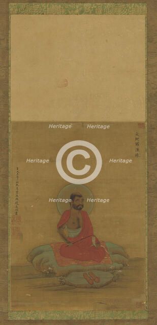 Seated Luohan, 16th-17th century. Creator: Unknown.