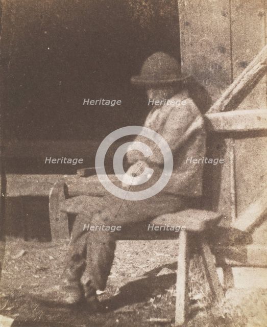 Seated Lad, 1845-50. Creator: Calvert Jones.