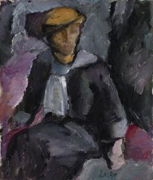 Seated Lady, 1913. Creator: Valle Rosenberg