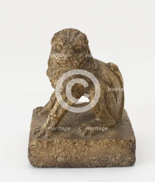 Seated lion, Ming dynasty, 1368-1644. Creator: Unknown.