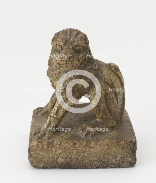 Seated lion, Ming dynasty, 1368-1644. Creator: Unknown.