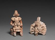 Seated Lord with Removable Headdress, 600-800. Creator: Unknown