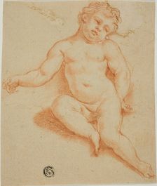 Seated Putto, n.d. Creator: Unknown