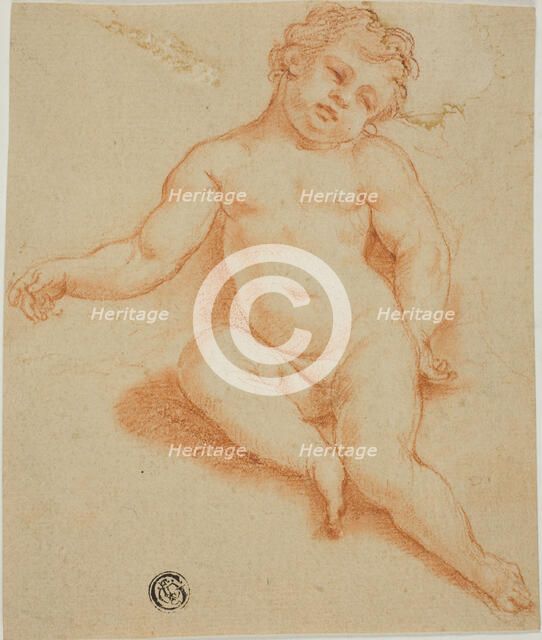 Seated Putto, n.d. Creator: Unknown.