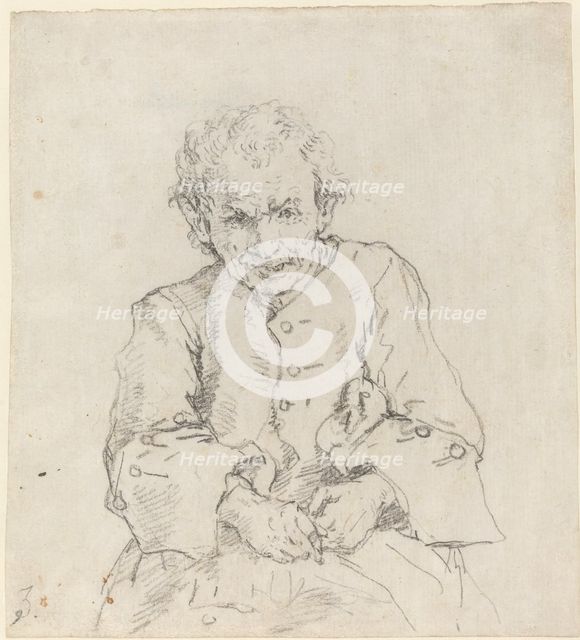 Seated Peasant. Creator: Francesco Zuccarelli.