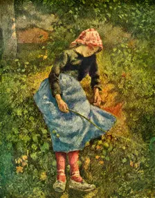 Seated Peasant Woman 1881, (1939). Creator: Camille Pissarro