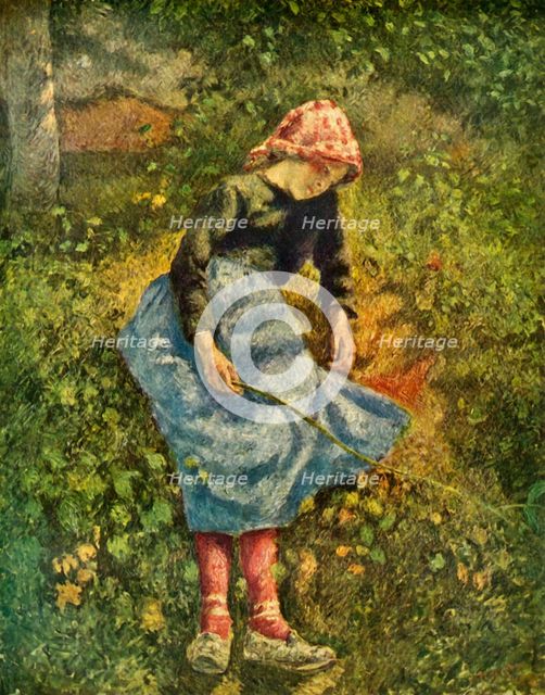 'Seated Peasant Woman', 1881, (1939). Creator: Camille Pissarro.