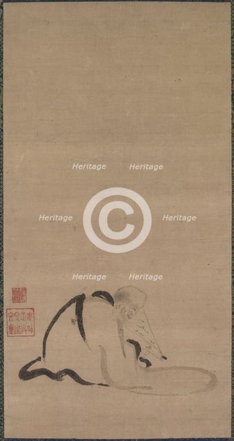 Seated Priest, late 16th-first half of 17th century. Creator: Unknown.