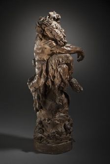 Seated Satyr, c.1865. Creator: Jean Baptiste Clésinger