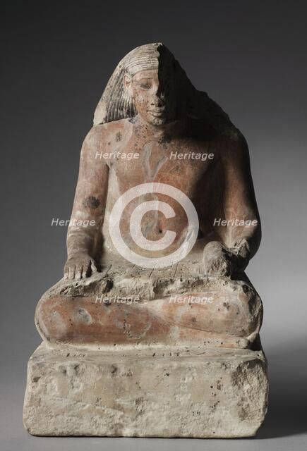 Seated Scribe of Medthu, c. 1479-1425 BC. Creator: Unknown.