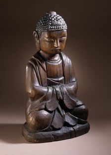 Seated Shakyamuni, 18th-19th century. Creator: Unknown