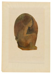 Seated Tahitian Youth, 1894/1903. Creator: Paul Gauguin