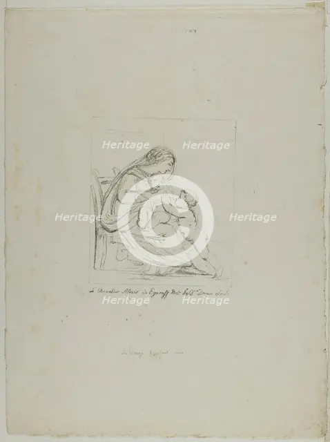 Seated Virgin, 1817–20. Creator: Vivant Denon.