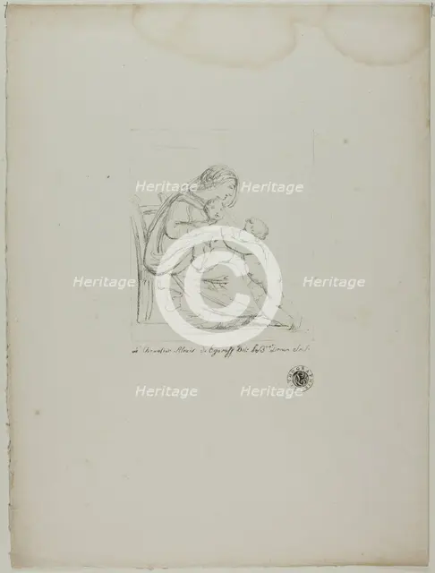 Seated Virgin, 1817–20. Creator: Vivant Denon.