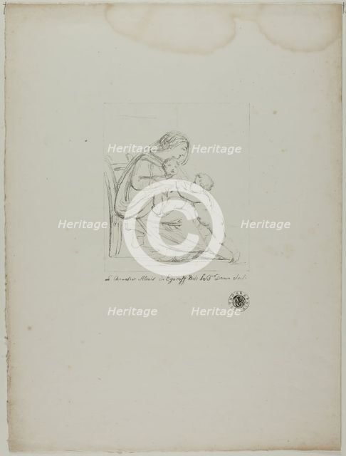 Seated Virgin, 1817–20. Creator: Vivant Denon.