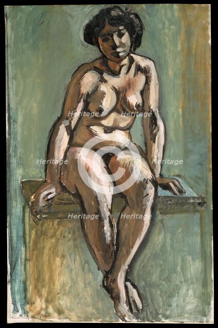 'Seated Woman', 1908.  Creator: Henri Matisse.