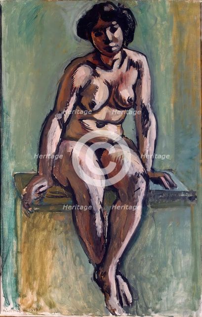 Seated Woman, 1908. Creator: Henri Matisse.