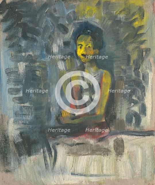 Seated Woman, 1935-1940. Creator: Arnold Peter Weisz-Kubincan.