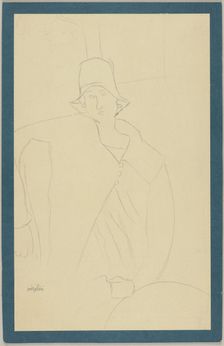 Seated Woman, n.d. Creator: Amadeo Modigliani