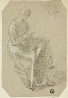 Seated Woman, n.d. Creator: Unknown