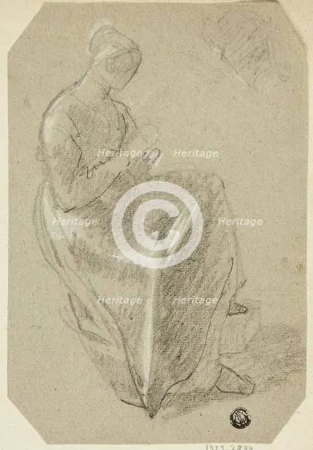Seated Woman, n.d. Creator: Unknown.