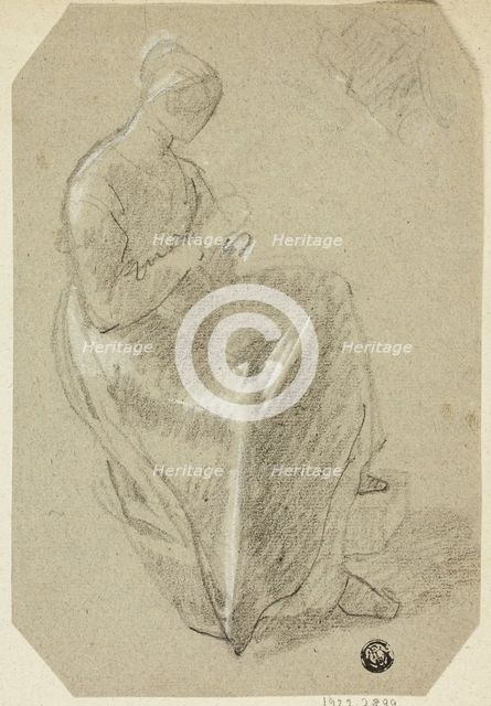 Seated Woman, n.d. Creator: Unknown.