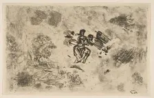 Seated Woman and Other Sketches, ca. 1630-33. Creator: Claude Lorrain