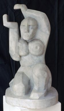 Seated Woman c1911-1915. Artist: Henri Gaudier-Brzeska