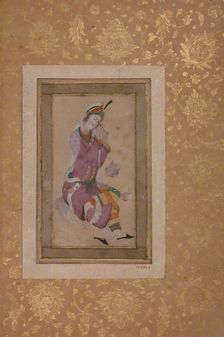 Seated Woman Curling her Hair, late 16th-early 17th century. Creator: Unknown