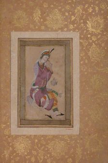 Seated Woman Curling her Hair, late 16th-early 17th century. Creator: Unknown