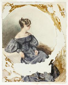 Seated Woman in Black Gown, n.d. Creator: William Henry Hunt