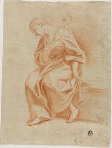 Seated Woman in Profile, n.d. Creator: Unknown