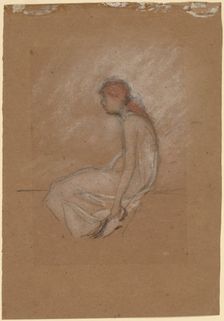 Seated Woman with Red Hair, 1870/1873. Creator: James Abbott McNeill Whistler