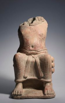 Seated Yaksha, 300s. Creator: Unknown