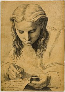 Seated Youth, 18th century. Creator: After Raffaello Sanzio, called Raphael Italian, 1483-1543