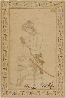 Seated Youth, ca. 1600. Creator: Abu al-Hasan