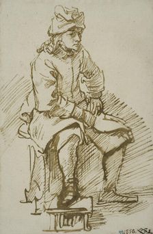 Seated youth. Creator: Rembrandt Harmensz van Rijn