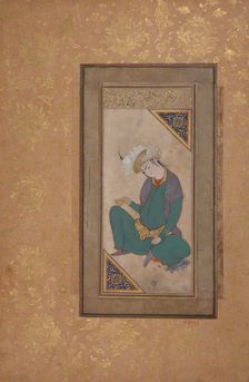 Seated Youth with a Cup, late 16th-early 17th century. Creator: Unknown