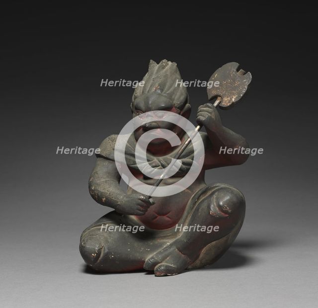 Seated Zenki, 1400s. Creator: Unknown.