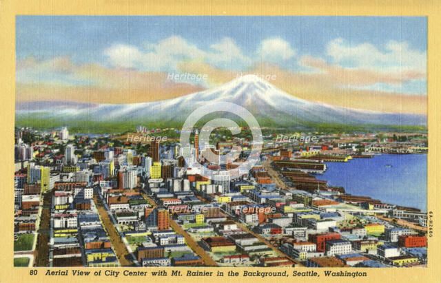 Seattle, Washington, USA, 1936. Artist: Unknown