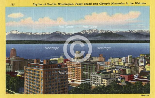 Seattle, Washington, USA, 1942. Artist: Unknown