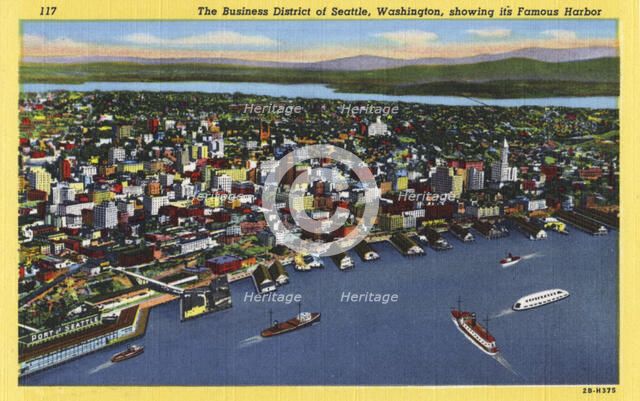 Seattle, Washington, USA, 1942. Artist: Unknown