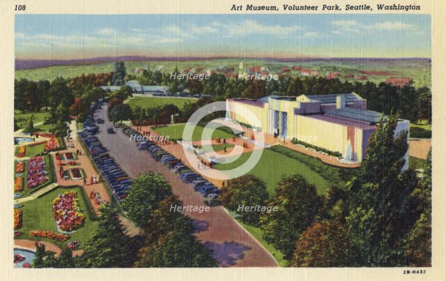 Seattle Art Museum, Volunteer Park, Seattle, Washington, USA, 1942. Artist: Unknown