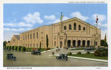 Seattle Civic Auditorium, Washington, USA, 1928